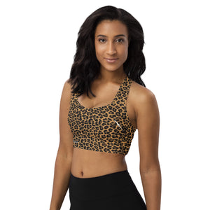 Cheetasaurus Longline sports bra