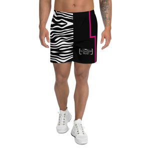 Pink Zebra Men's Athletic Long Shorts