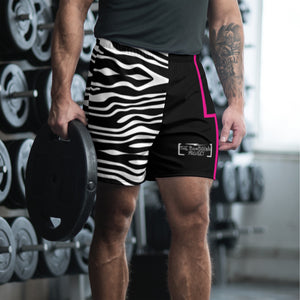 Pink Zebra Men's Athletic Long Shorts