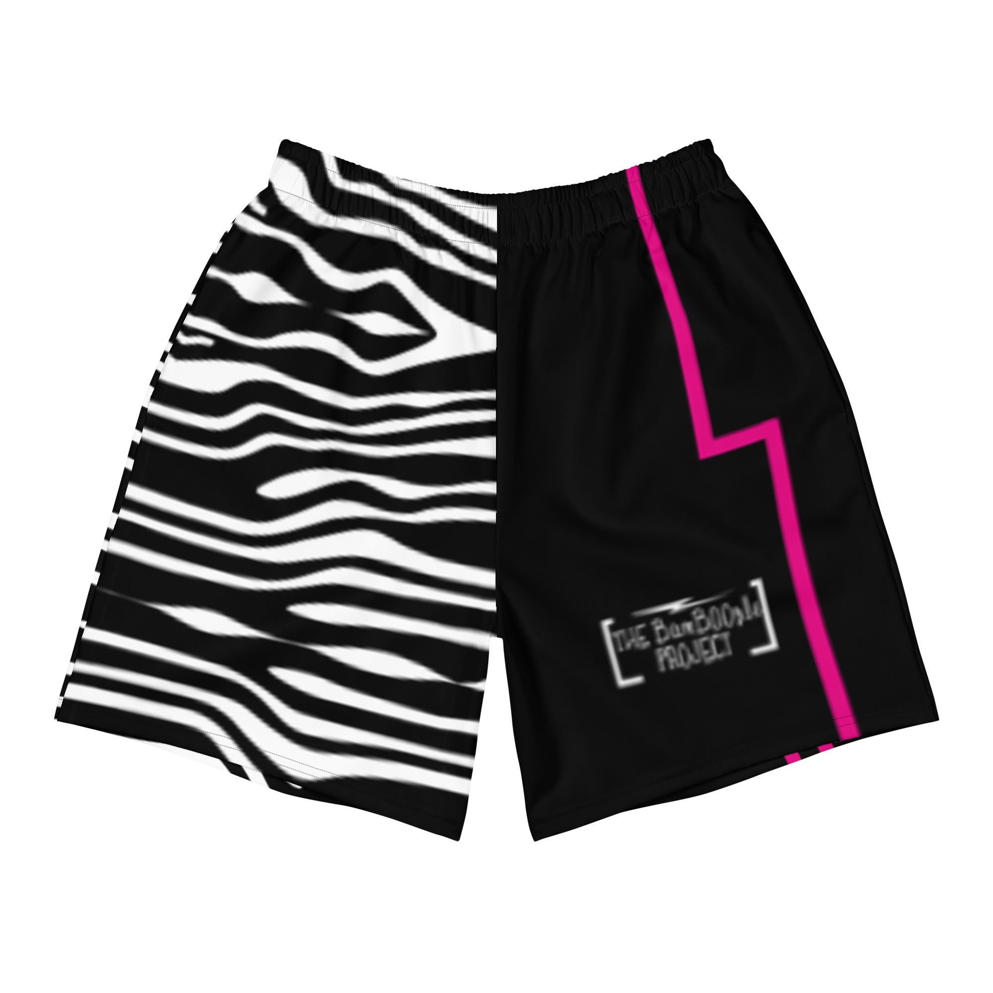 Pink Zebra Men's Athletic Long Shorts