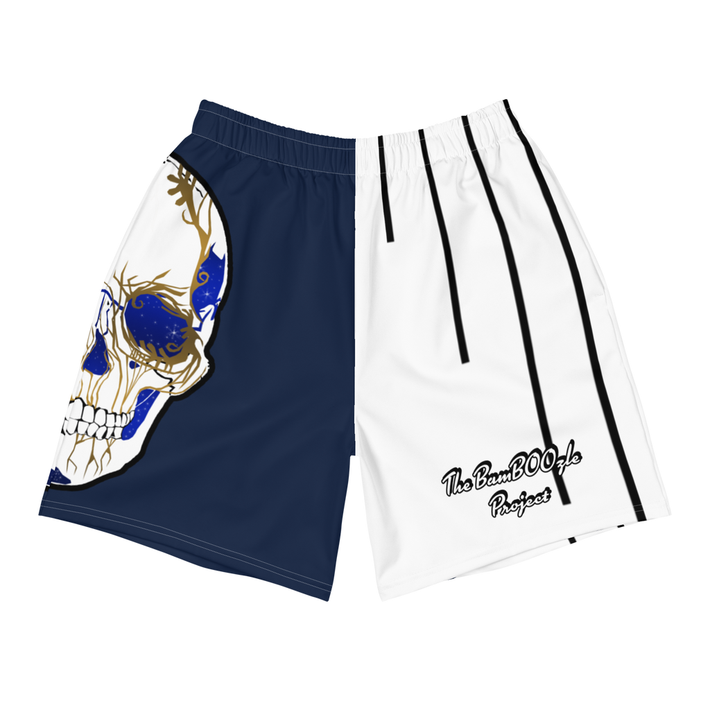 Electric Sugar Skull Men's Athletic Long Shorts