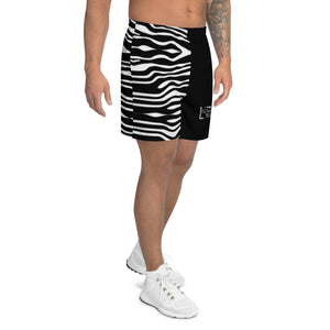 Pink Zebra Men's Athletic Long Shorts