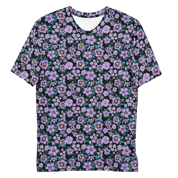 Tシャツ・カットソー THE MUSEUM VISITOR FLOWER VELVET PRINTED T-SHIRTS MY672 THE MUSEUM VISITOR FLOWER VELVET PRINTED T-SHIRTS MY672 (THE