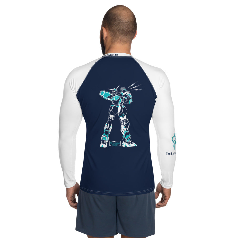 Robot Karaoke Men's Rash Guard