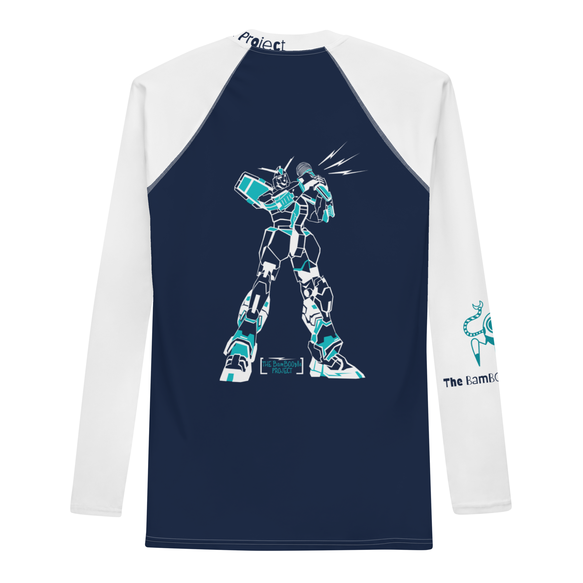 Robot Karaoke Men's Rash Guard