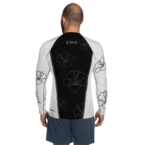 Men's Silver Blossom Rash Guard