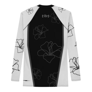 Men's Silver Blossom Rash Guard