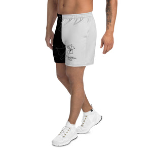 Men's Silver Blossom Athletic Shorts