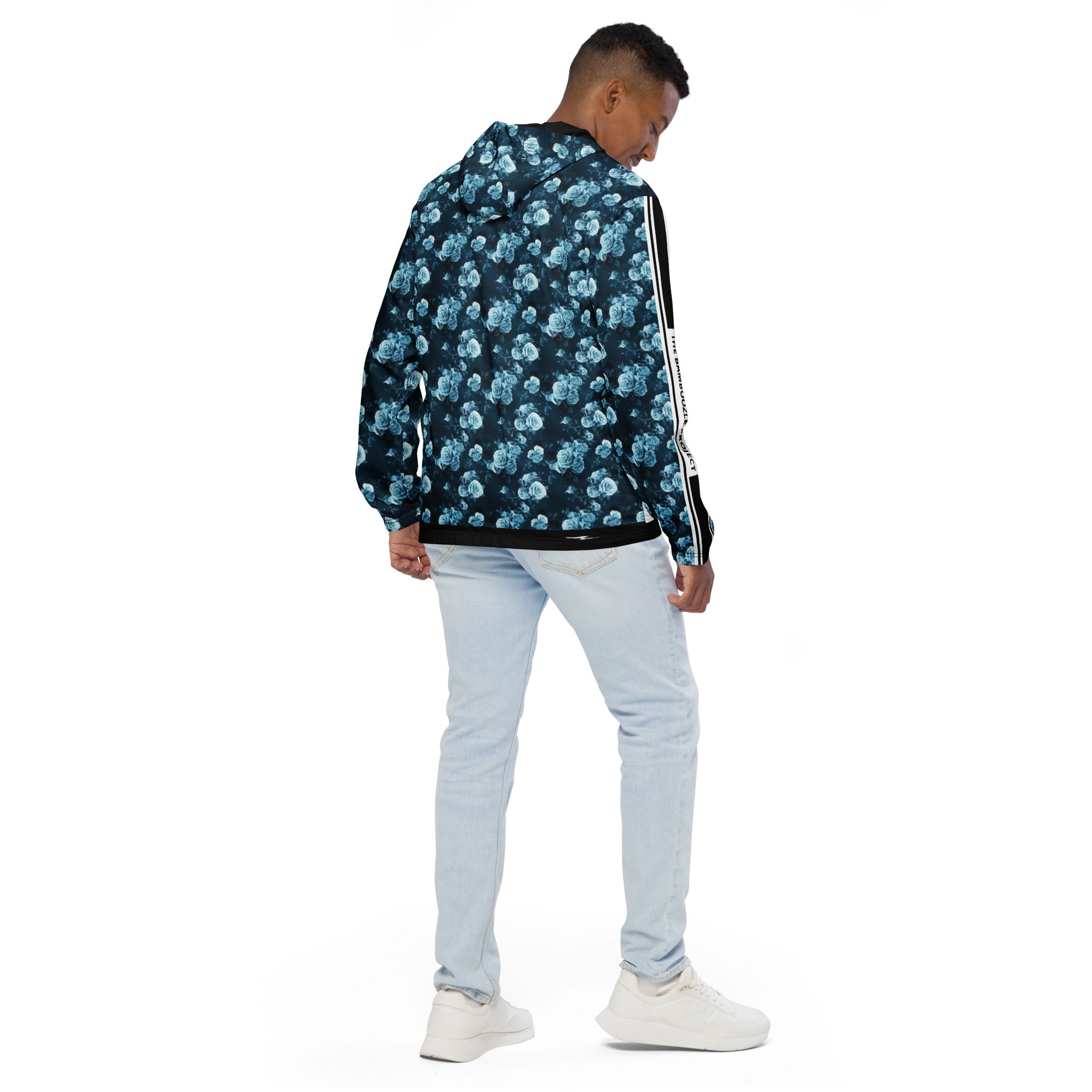 TBP Blue Floral Unisex Windbreaker