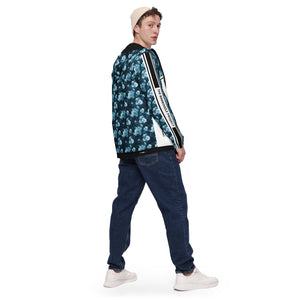 TBP Blue Floral Unisex Windbreaker