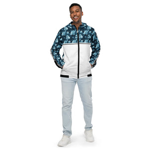 TBP Blue Floral Unisex Windbreaker