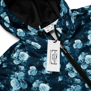 TBP Blue Floral Unisex Windbreaker