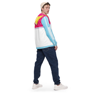 Amber Smilezz In Technicolor Unisex Windbreaker