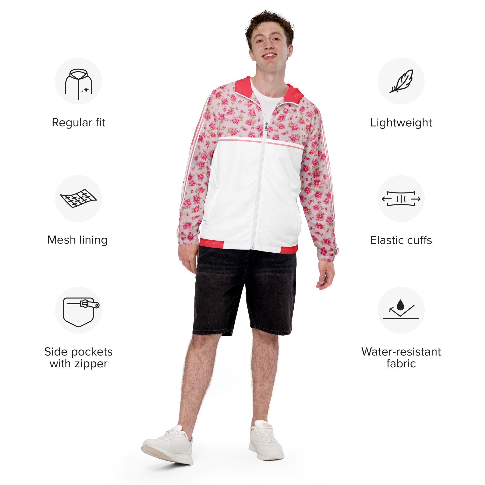 TBP Morgan's Pink Floral Windbreaker