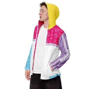 Amber Smilezz In Technicolor Unisex Windbreaker