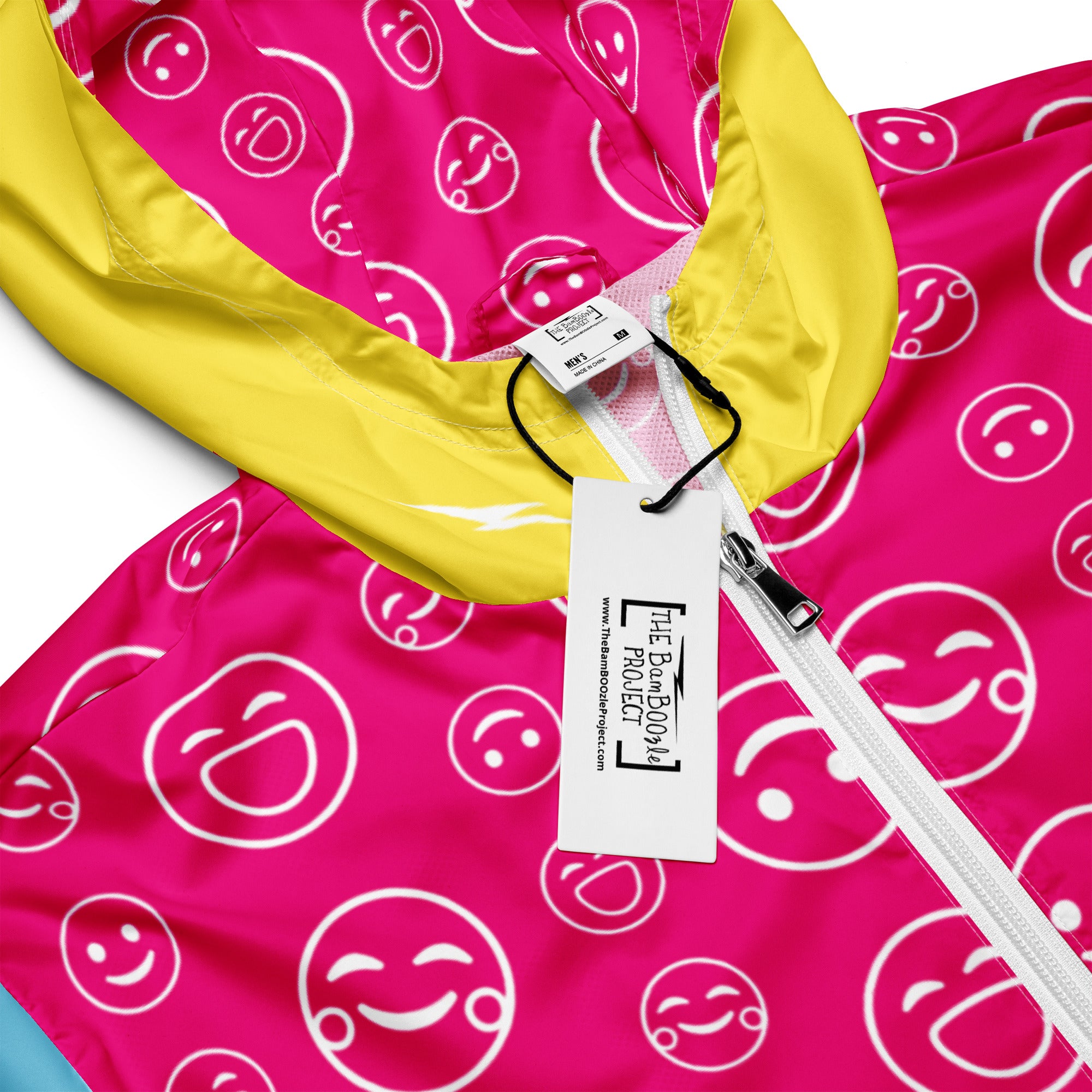 Amber Smilezz In Technicolor Unisex Windbreaker
