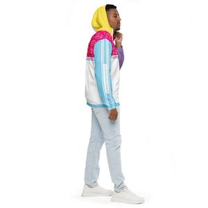 Amber Smilezz In Technicolor Unisex Windbreaker
