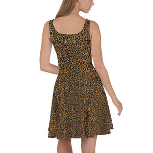 Cheetasaurus Skater Dress