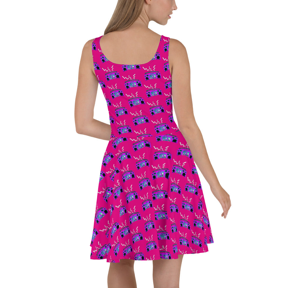 Boom Box Skater Dress