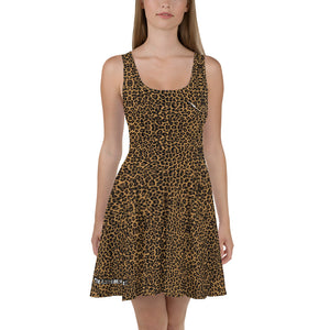 Cheetasaurus Skater Dress