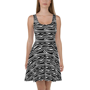 Zebra Skater Dress