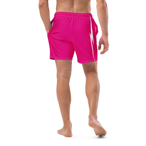 Skull Crusher Hot Pink Men's swim trunks