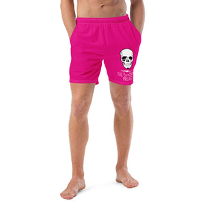 Skull Crusher Hot Pink Men's swim trunks