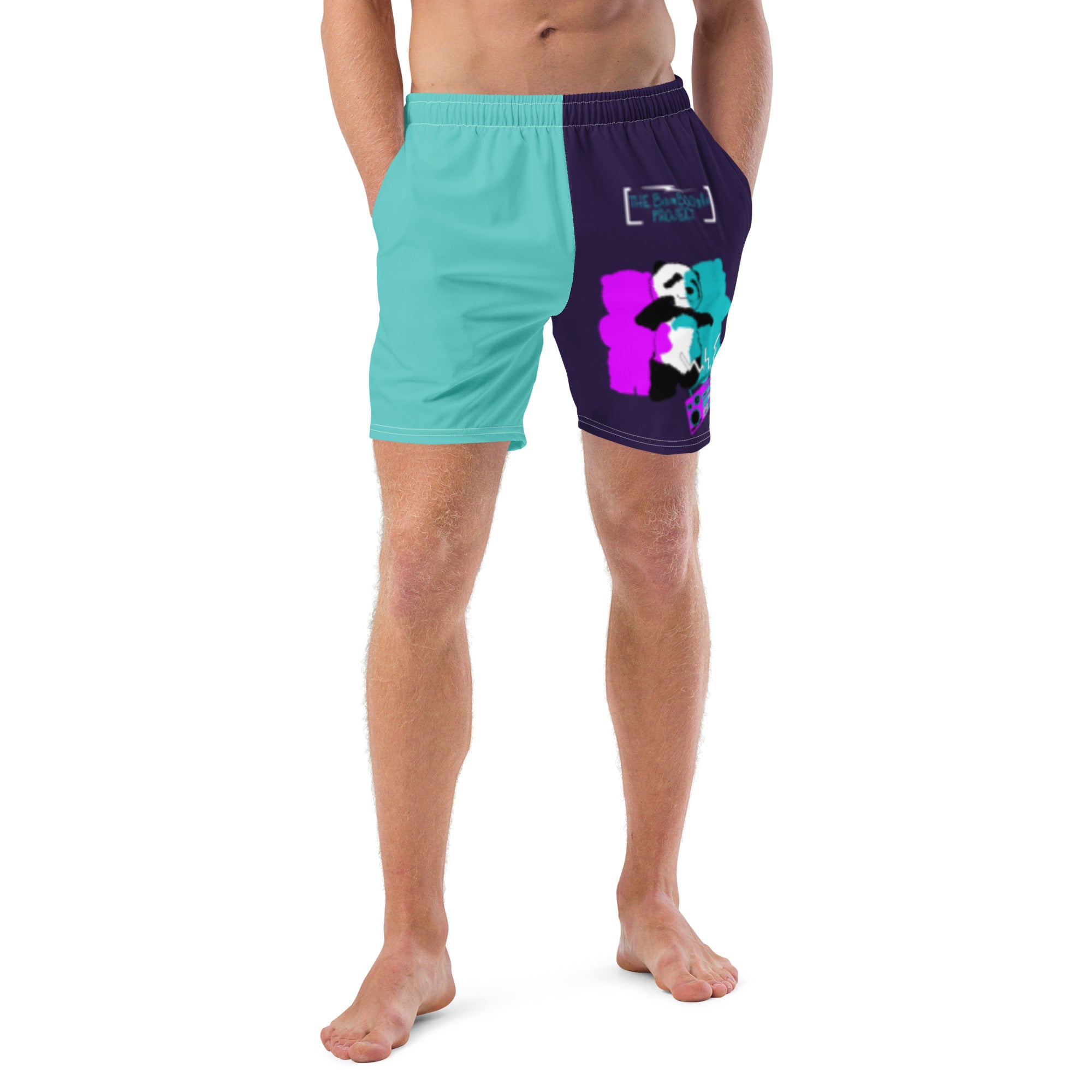 Bad Panda Men's swim trunks