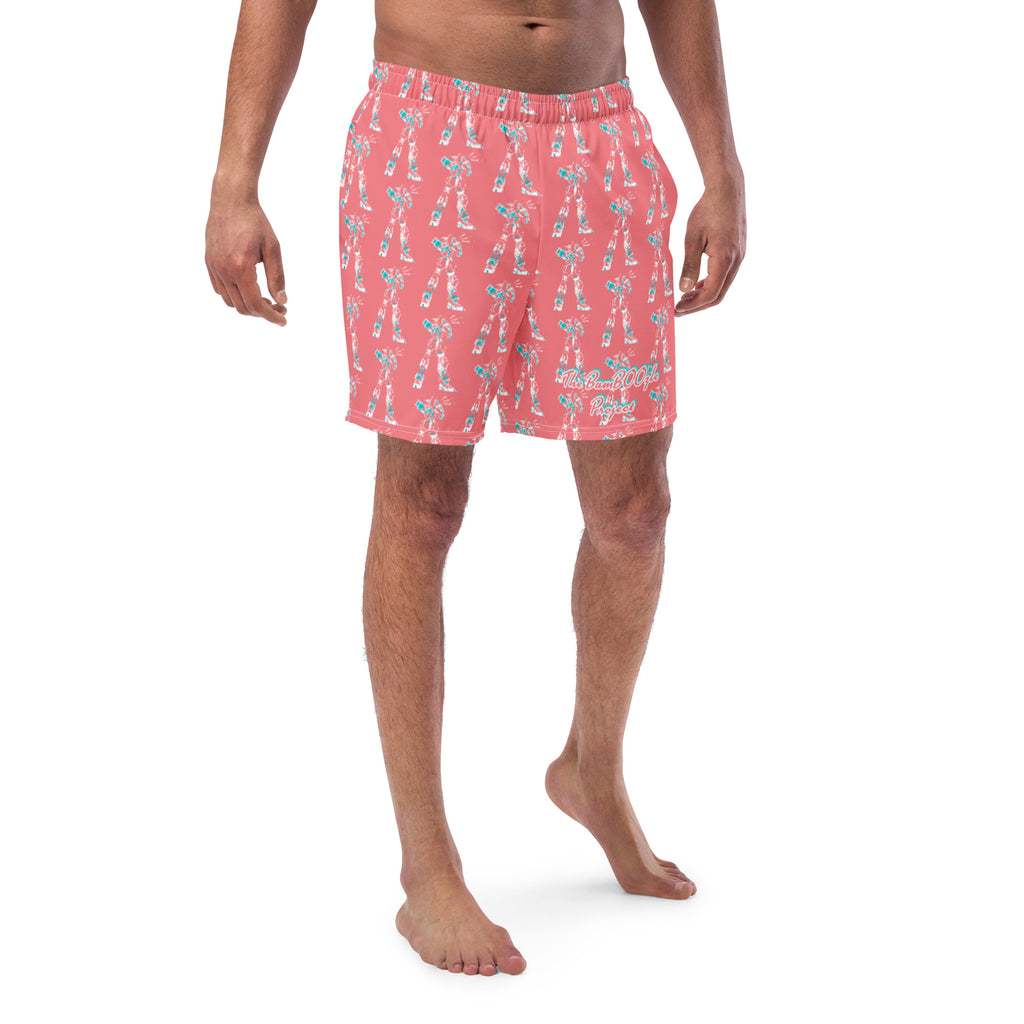 Robot Karaoke Men's Swim Trunks