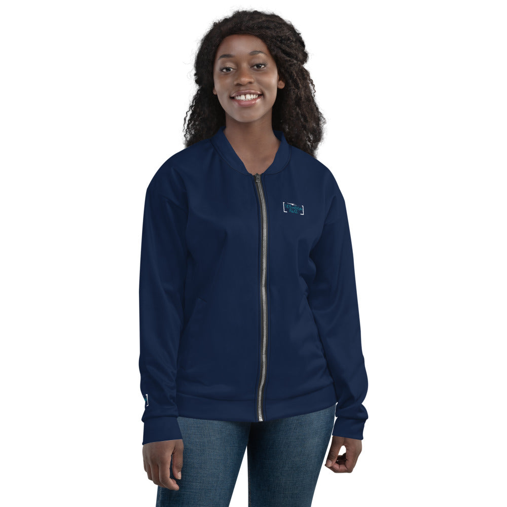Robot Karaoke Unisex Bomber Jacket