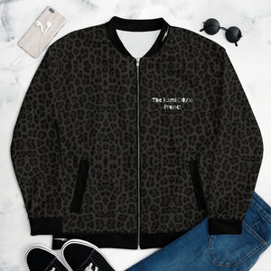 Black Cheetah Unisex Bomber Jacket