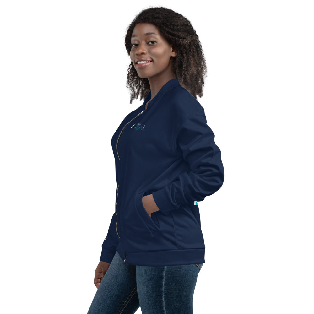 Robot Karaoke Unisex Bomber Jacket