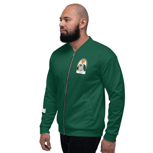 Gentleman Fox Green Unisex Bomber Jacket