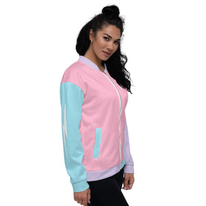 Cotton Candy BamBoozle Unisex Bomber Jacket