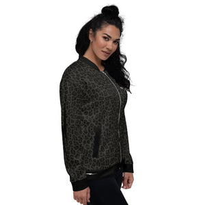 Black Cheetah Unisex Bomber Jacket