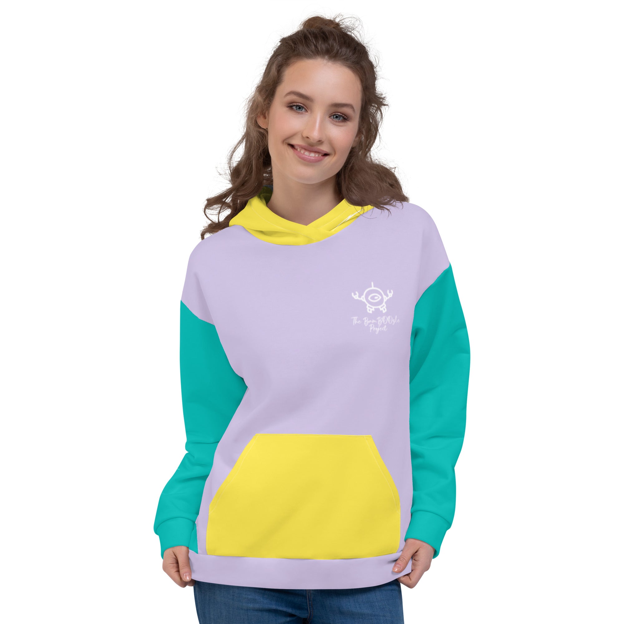 Mini-Bot Pastel Unisex Hoodie