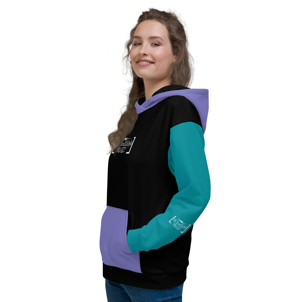 BamBoozle Purple & Teal Unisex Hoodie