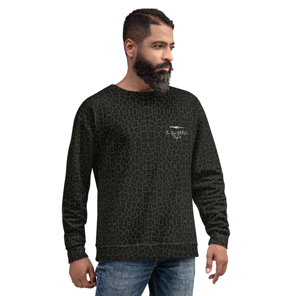 Black Cheetah Unisex Sweatshirt