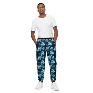 TBP Blue Floral Unisex Track Pants