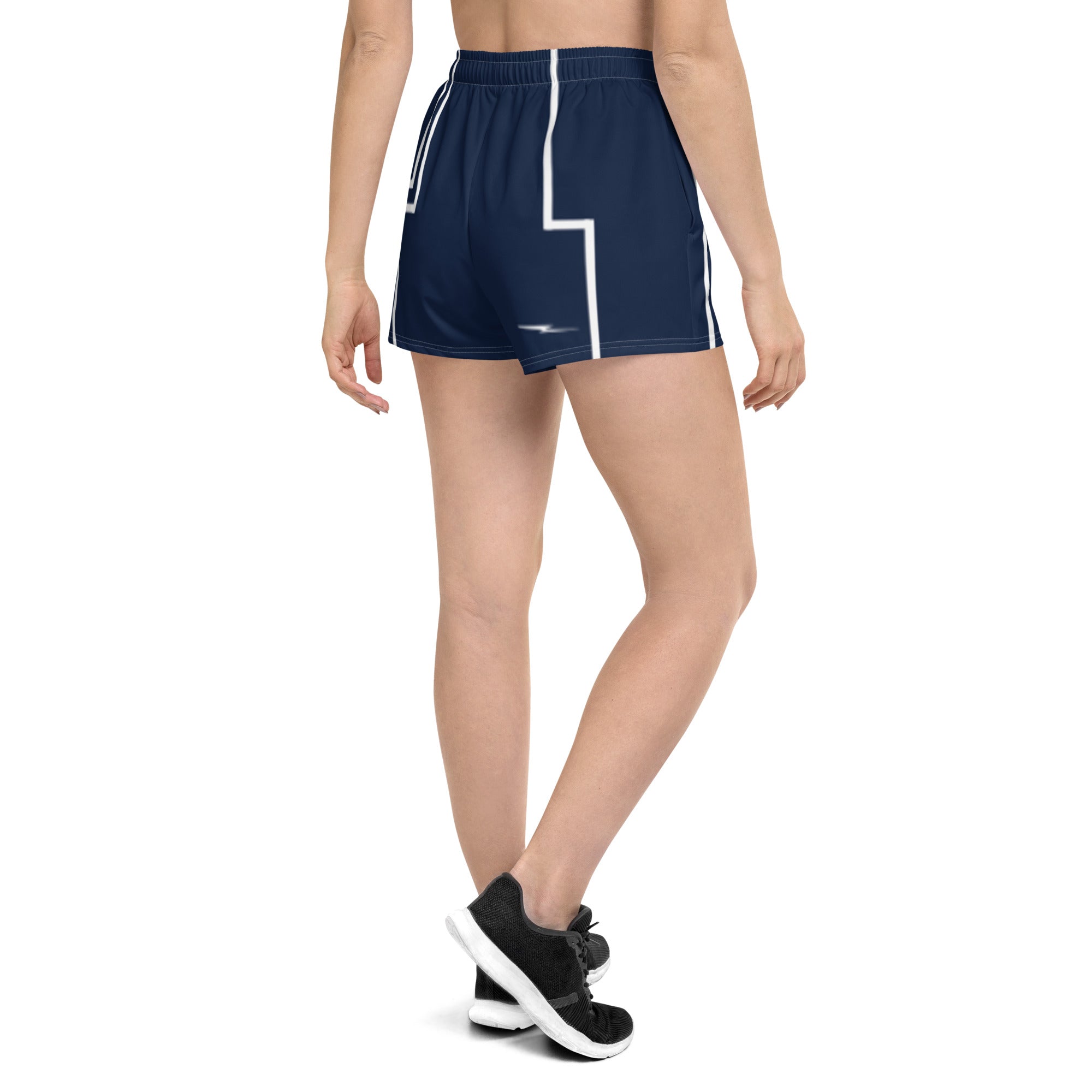 Robot Karaoke Women's Athletic Short Shorts
