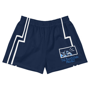Robot Karaoke Women's Athletic Short Shorts