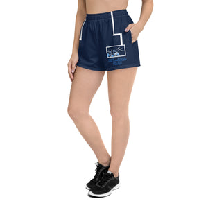 Robot Karaoke Women's Athletic Short Shorts