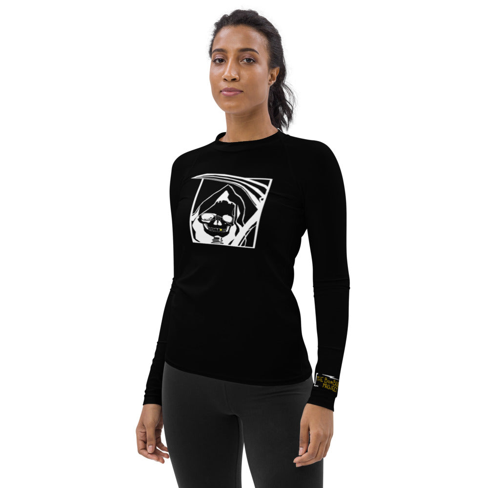 Women's Gold Tooth Reaper Jiu Jitsu Rash Guard