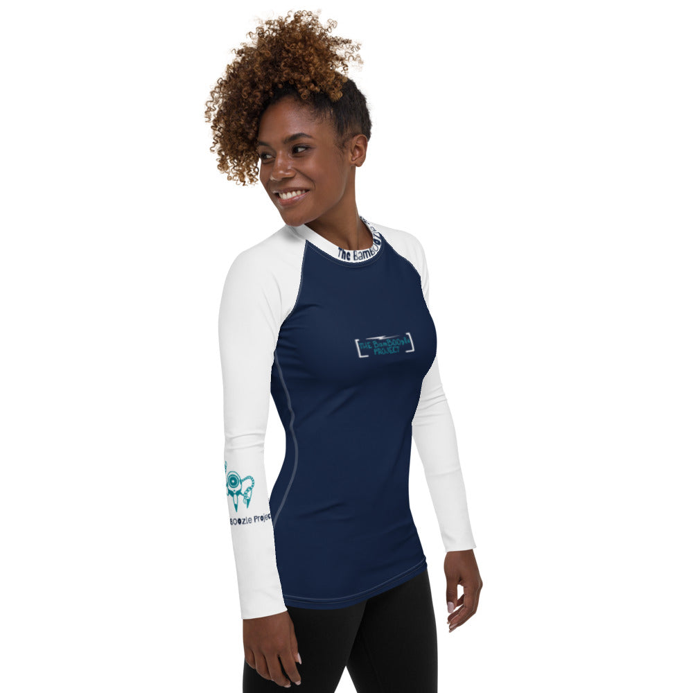 Robot Karaoke Women's Rash Guard