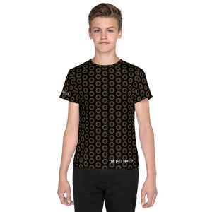 Dirty Bearing Pattern Youth crew neck t-shirt