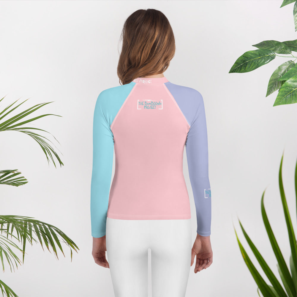 Cotton Candy Boo Youth Rash Guard