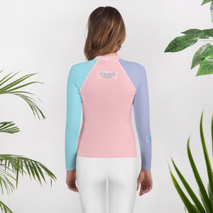 Cotton Candy Boo Youth Rash Guard