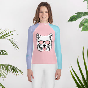 Cotton Candy Boo Youth Rash Guard