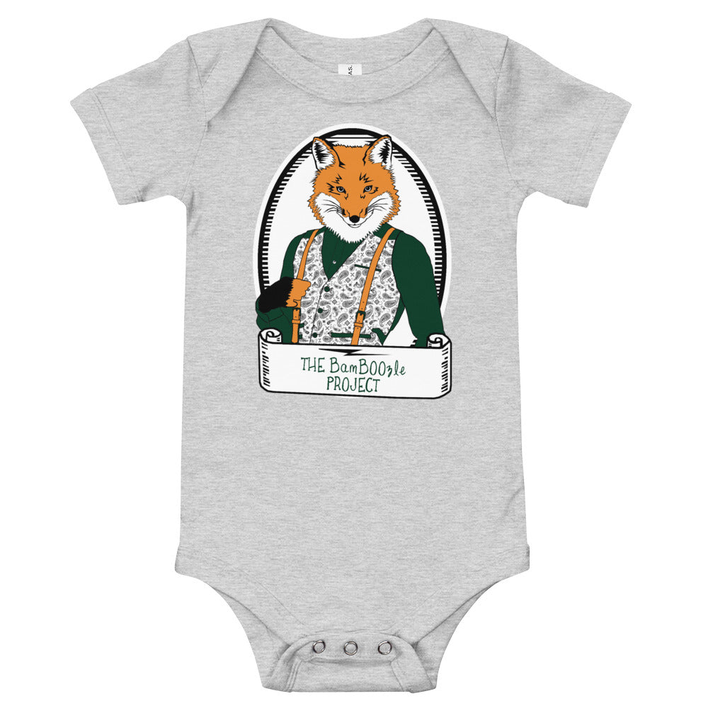 Gentleman Fox Baby short sleeve one piece