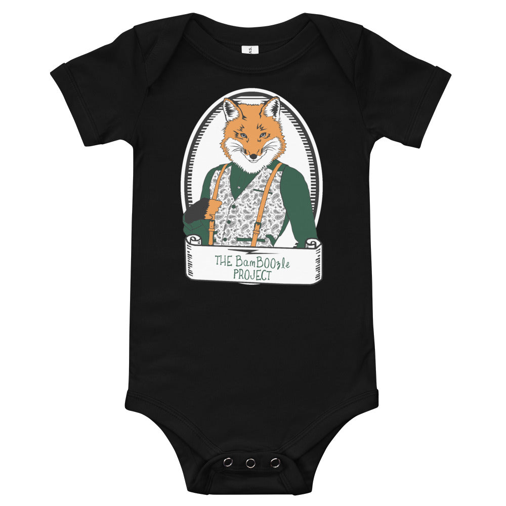 Gentleman Fox Baby short sleeve one piece